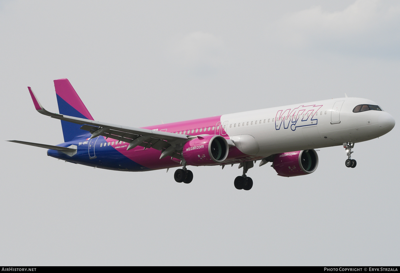 Aircraft Photo of 9H-WNG | Airbus A321-271NX | Wizz Air | AirHistory.net #736951