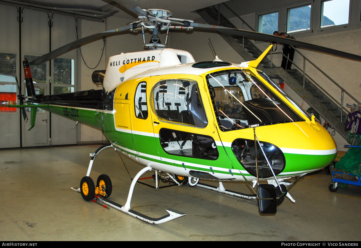 Aircraft Photo of HB-ZDX | Eurocopter AS-350B-3 Ecureuil | Heli Gotthard | AirHistory.net #736995