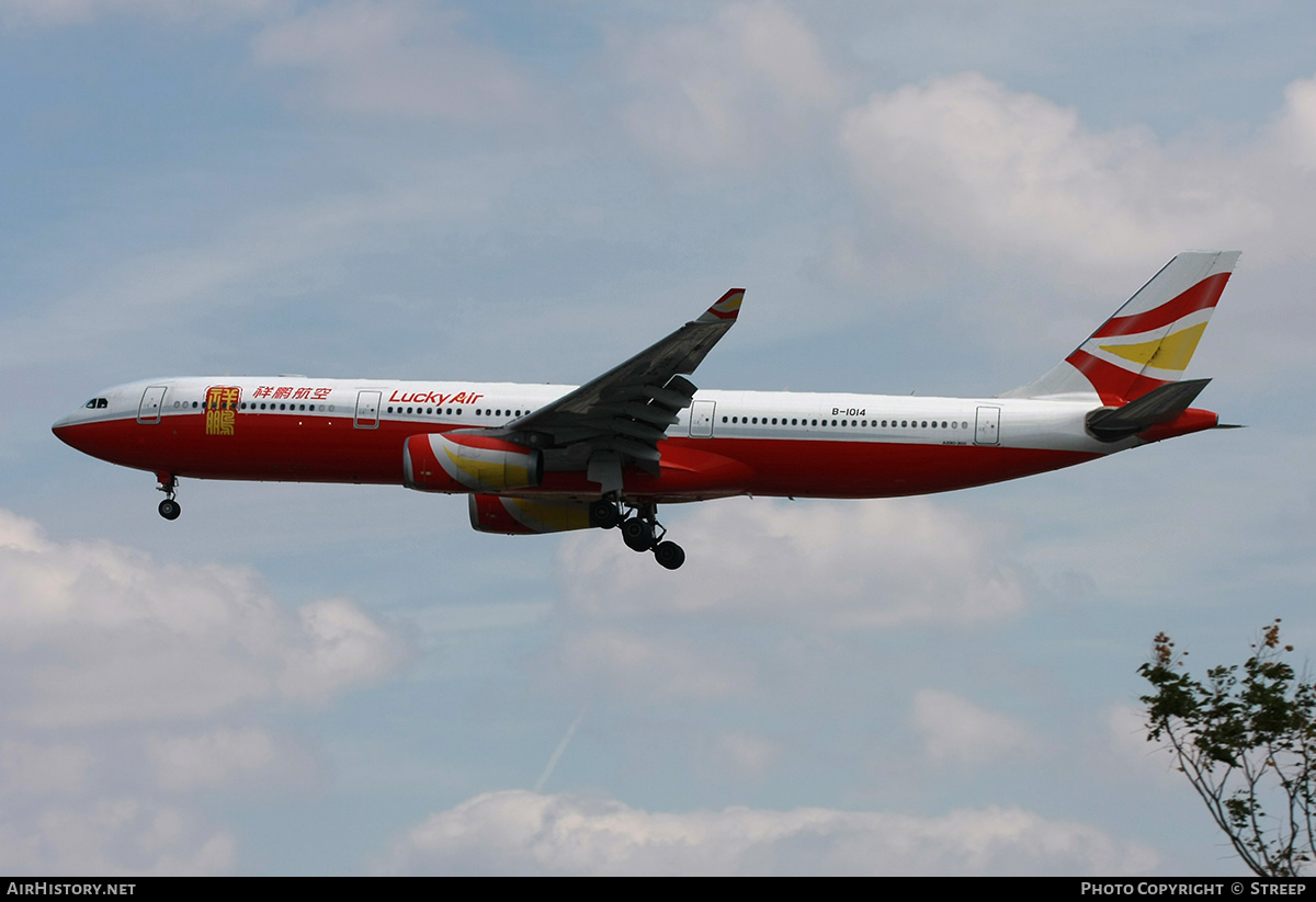 Aircraft Photo of B-1014 | Airbus A330-343E | Lucky Air | AirHistory.net #737001