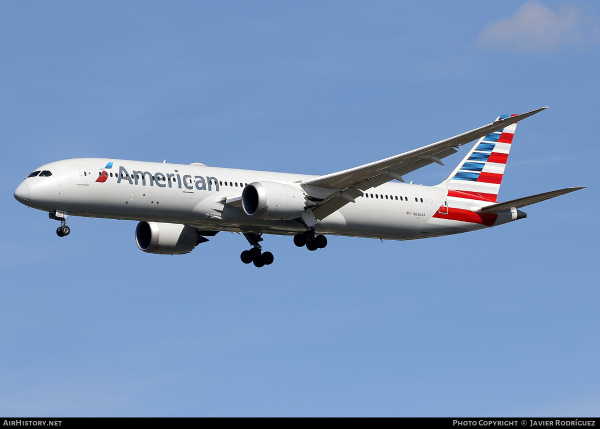 Aircraft Photo of N836AA | Boeing 787-9 Dreamliner | American Airlines | AirHistory.net #737039