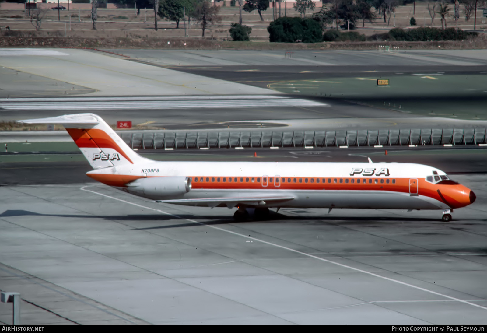 Aircraft Photo of N708PS | McDonnell Douglas DC-9-31 | PSA - Pacific Southwest Airlines | AirHistory.net #737045