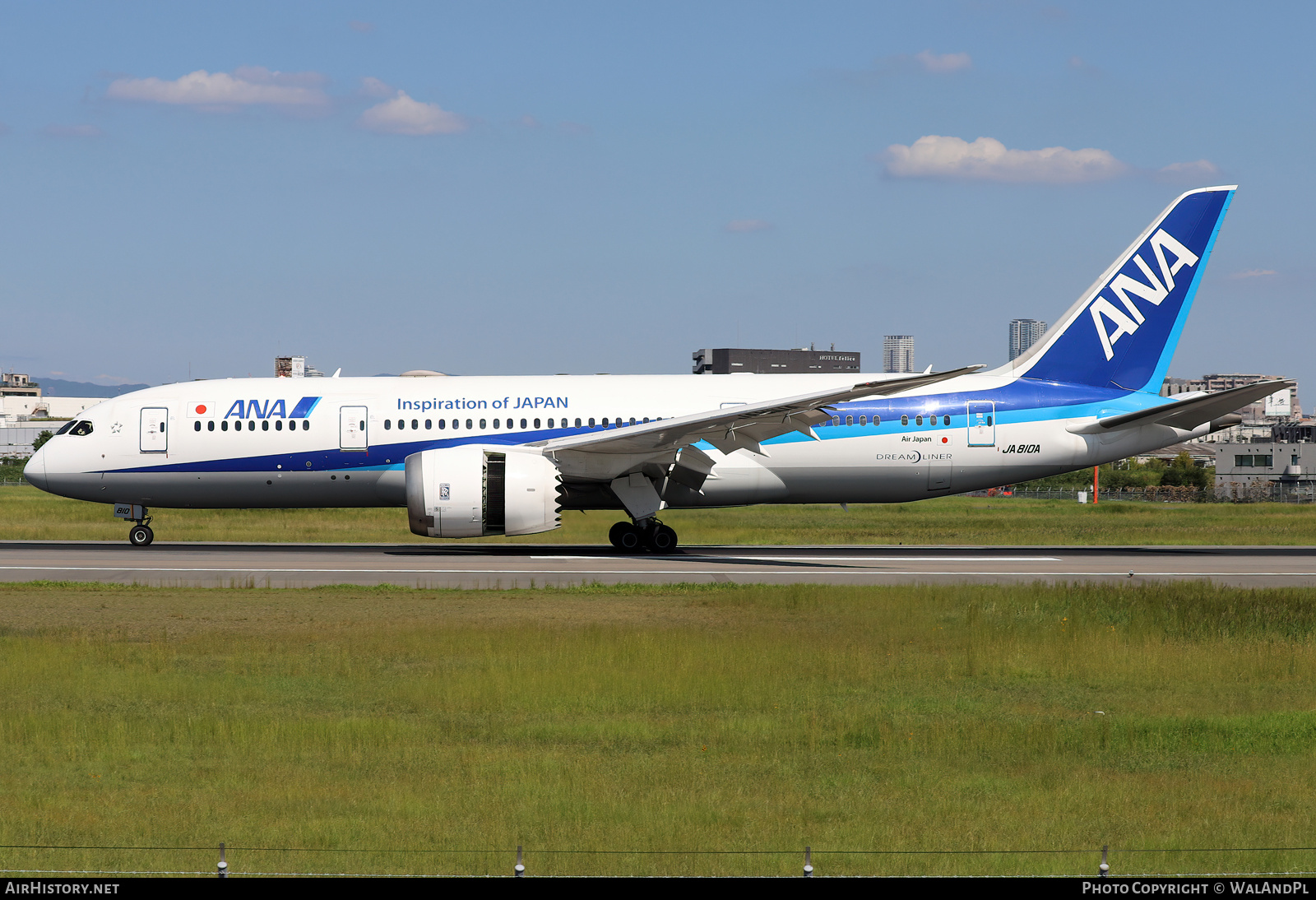 Aircraft Photo of JA810A | Boeing 787-8 Dreamliner | All Nippon Airways - ANA | AirHistory.net #737046