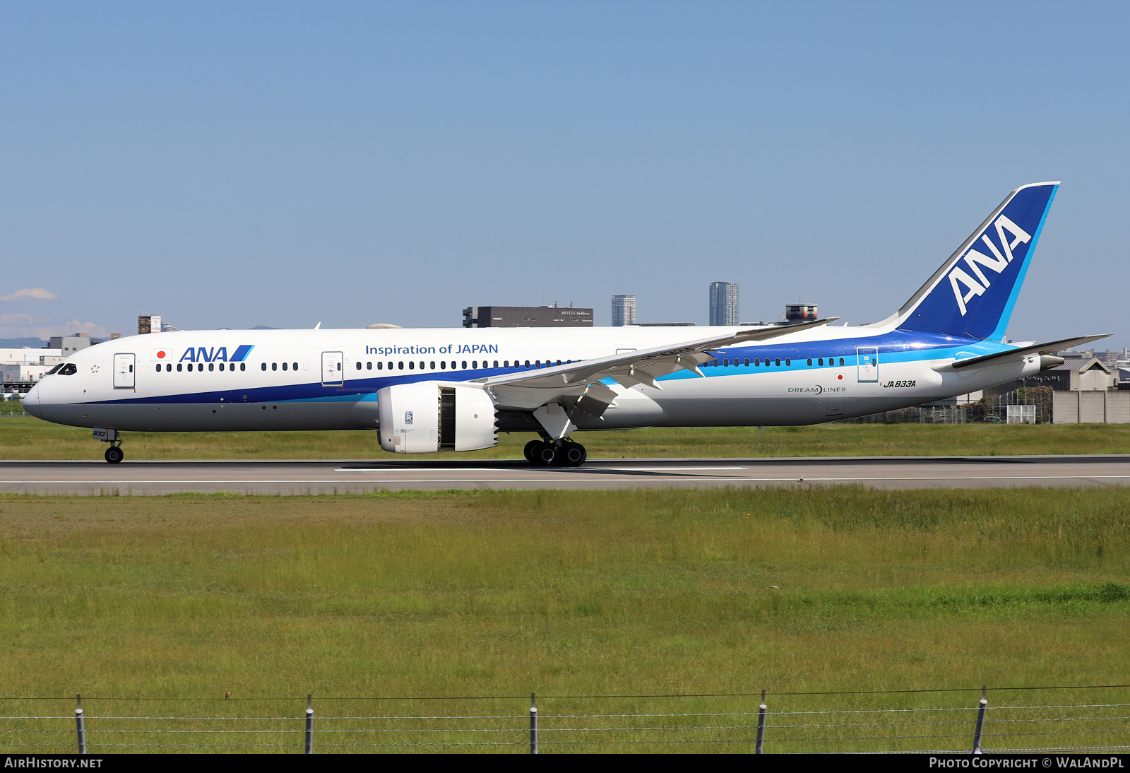 Aircraft Photo of JA833A | Boeing 787-9 Dreamliner | All Nippon Airways - ANA | AirHistory.net #737055