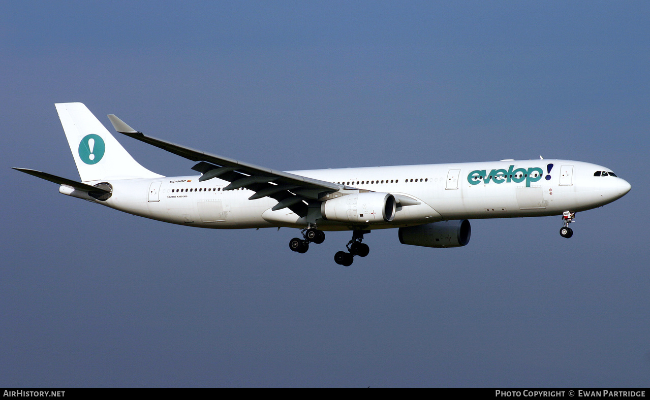 Aircraft Photo of EC-NBP | Airbus A330-343E | Evelop Airlines | AirHistory.net #737077