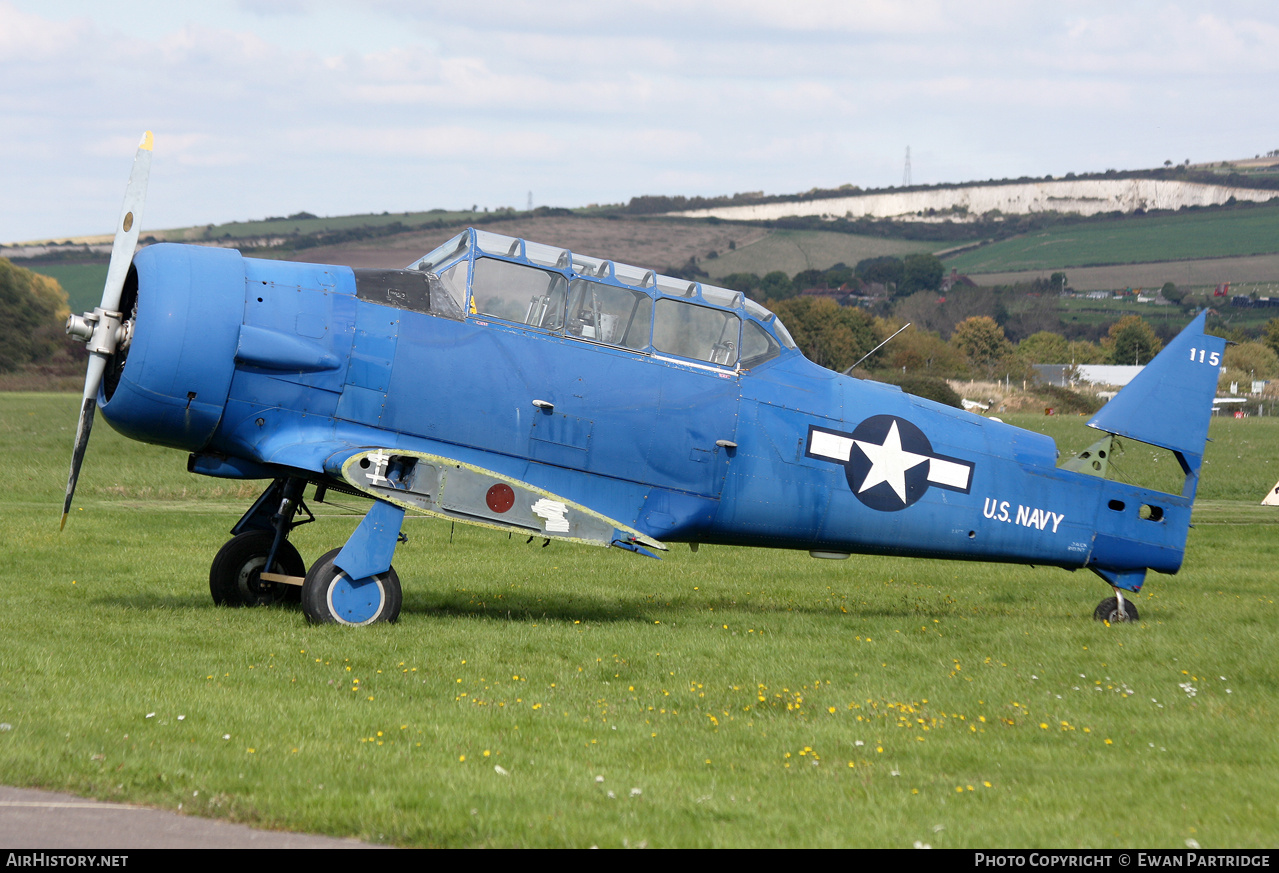 Aircraft Photo of G-BKRA | North American T-6G Texan | USA - Navy | AirHistory.net #737103