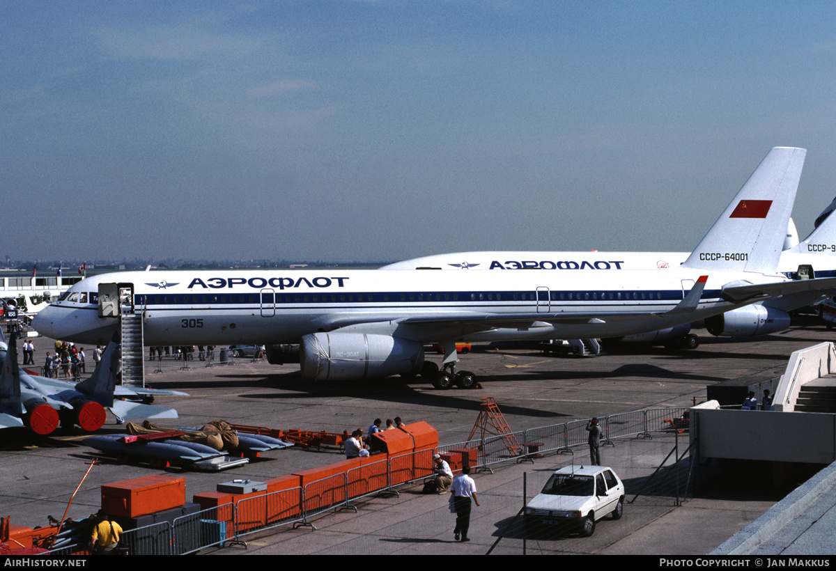 Aircraft Photo of CCCP-64001 | Tupolev Tu-204-300 | Aeroflot | AirHistory.net #737123