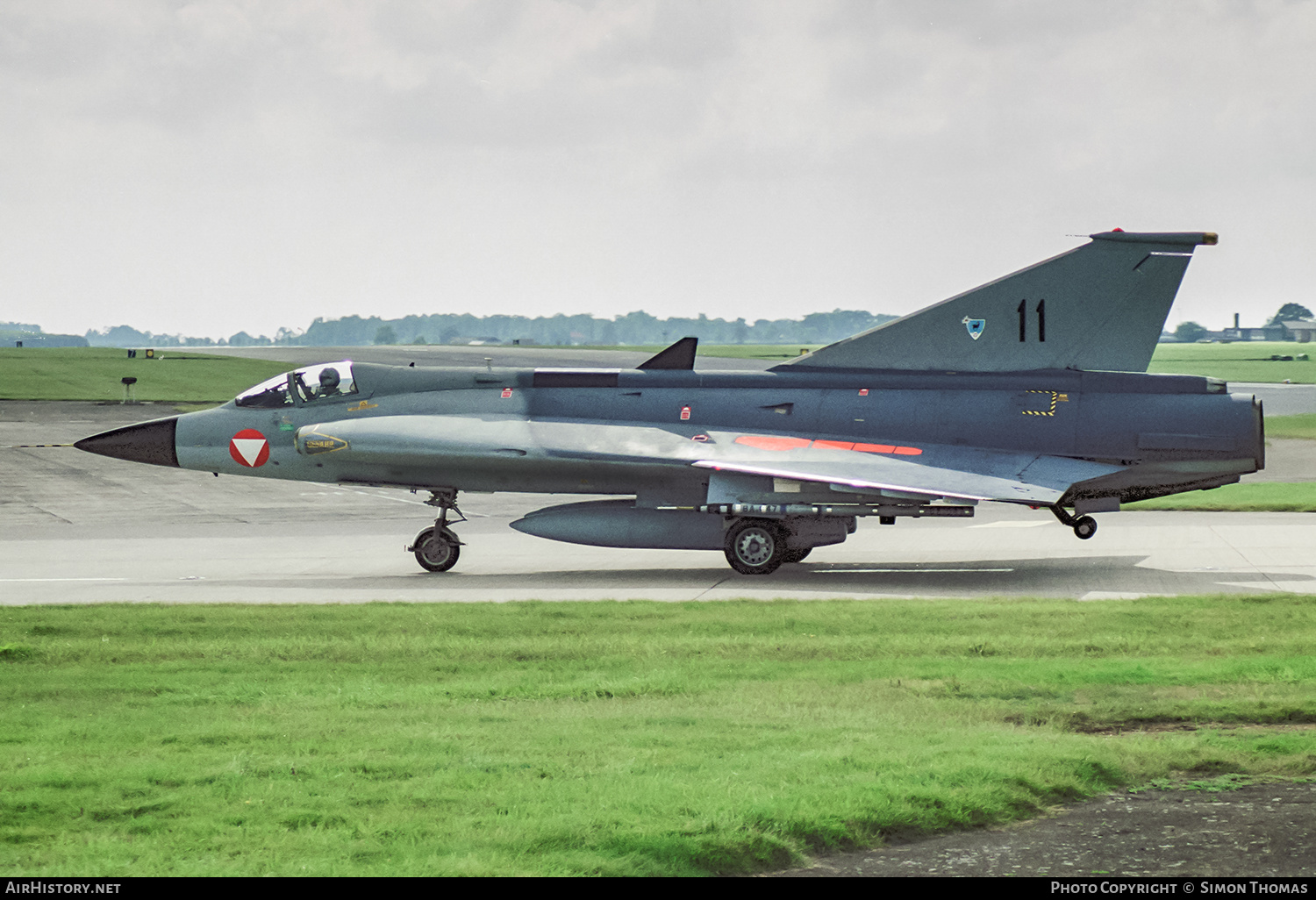 Aircraft Photo of 11 | Saab J35Oe Draken | Austria - Air Force | AirHistory.net #737131