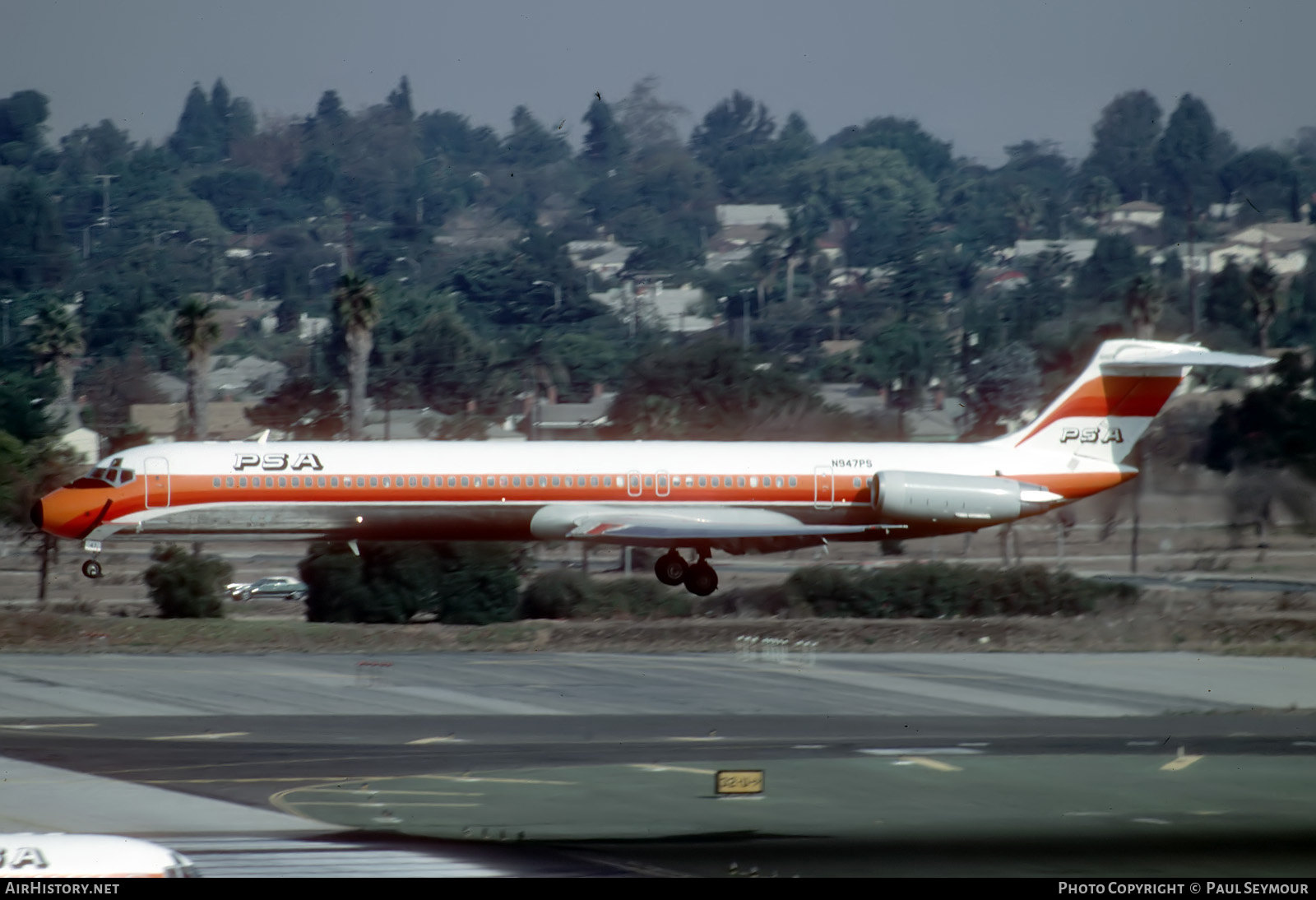 Aircraft Photo of N947PS | McDonnell Douglas MD-82 (DC-9-82) | PSA - Pacific Southwest Airlines | AirHistory.net #737141