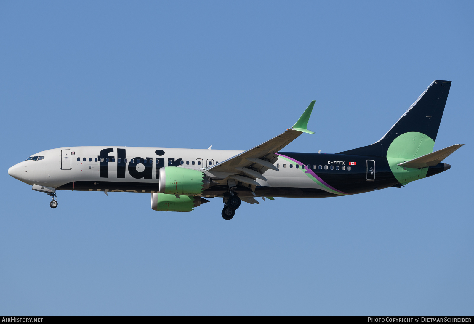 Aircraft Photo of C-FFFX | Boeing 737-8 Max 8 | Flair Airlines | AirHistory.net #737143