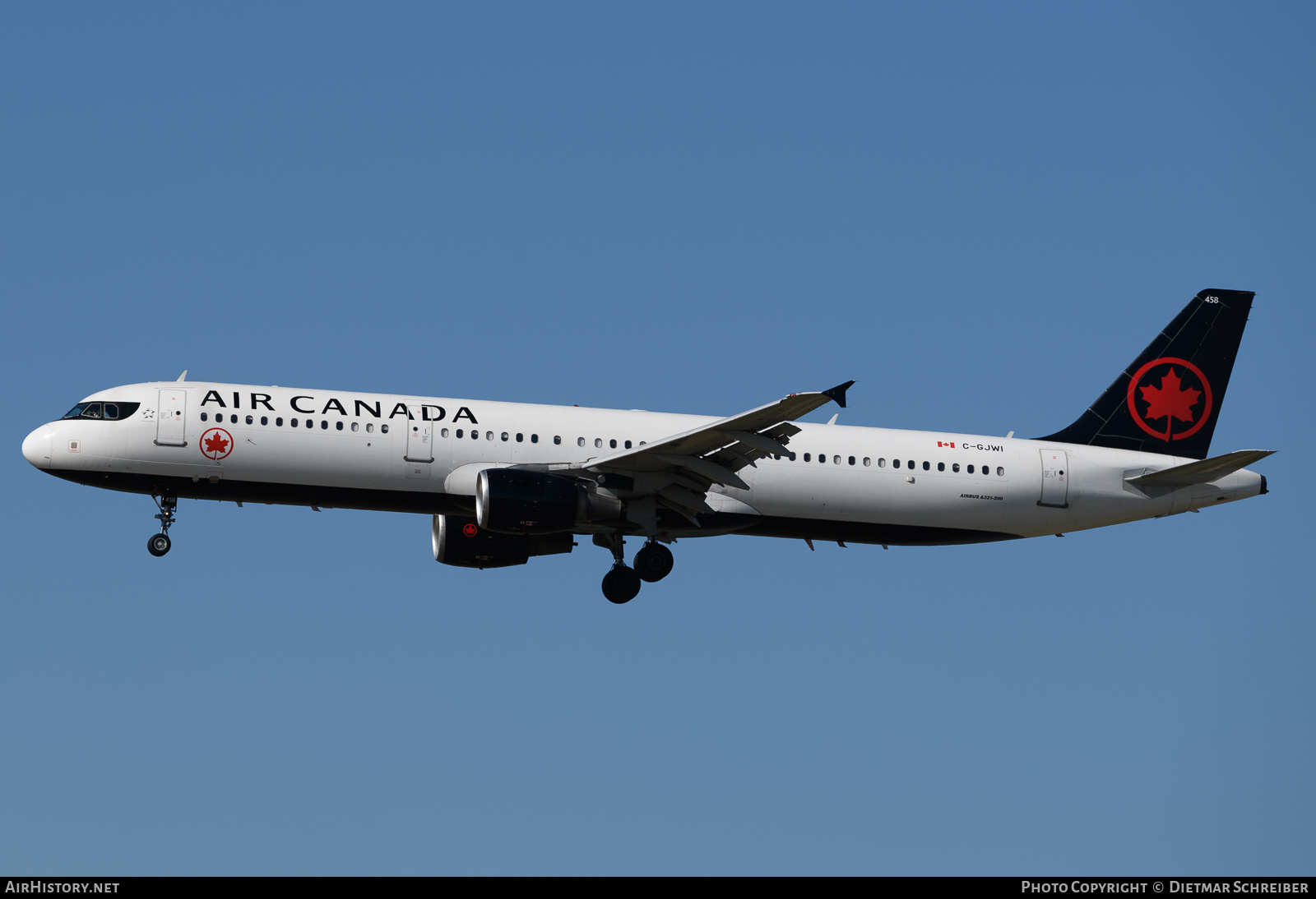 Aircraft Photo of C-GJWI | Airbus A321-211 | Air Canada | AirHistory.net #737144