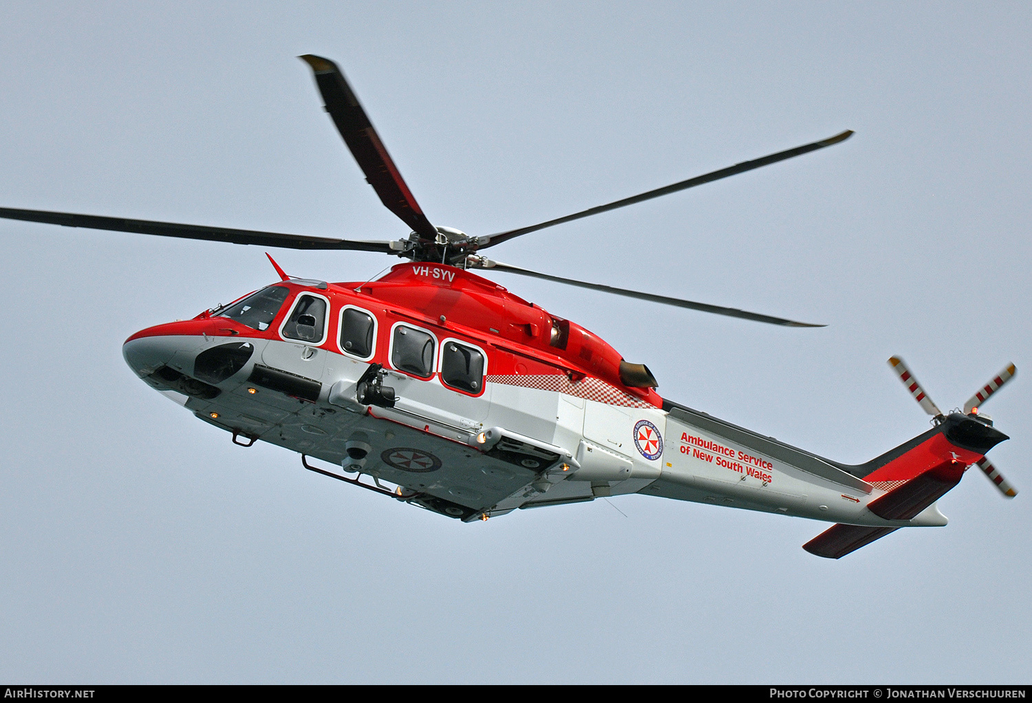 Aircraft Photo of VH-SYV | AgustaWestland AW-139 | Ambulance Service Of New South Wales | AirHistory.net #737145