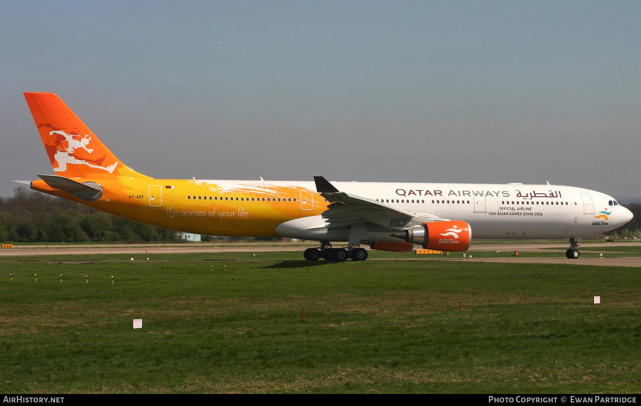 Aircraft Photo of A7-AEF | Airbus A330-302 | Qatar Airways | AirHistory.net #737147