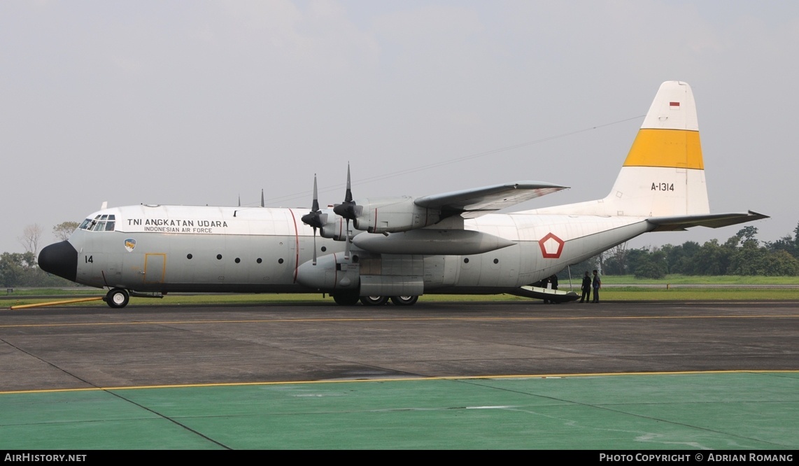 Aircraft Photo of A-1314 | Lockheed L-100-30 Hercules (382G) | Indonesia - Air Force | AirHistory.net #737152