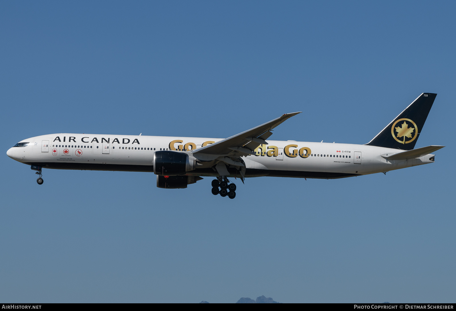 Aircraft Photo of C-FITW | Boeing 777-333/ER | Air Canada | AirHistory.net #737162