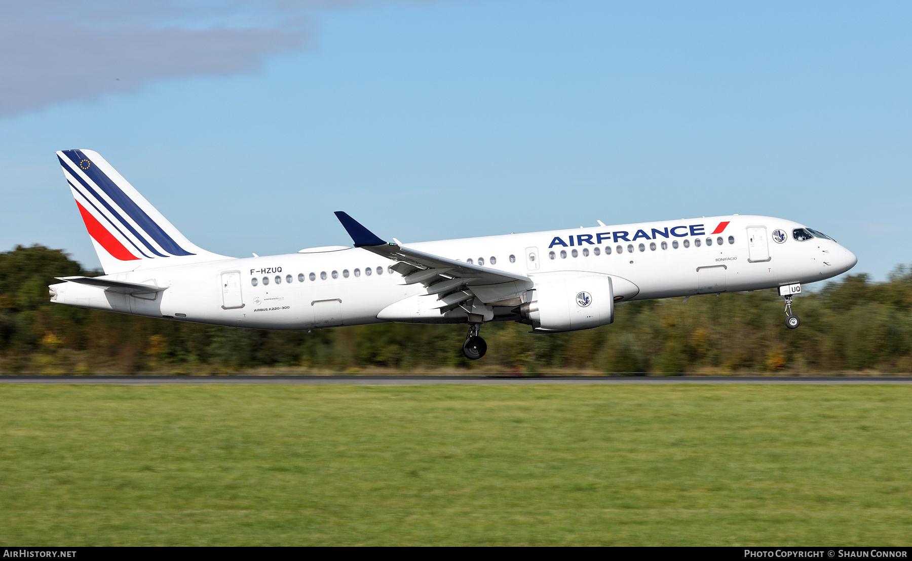 Aircraft Photo of F-HZUQ | Airbus A220-371 (BD-500-1A11) | Air France | AirHistory.net #737194