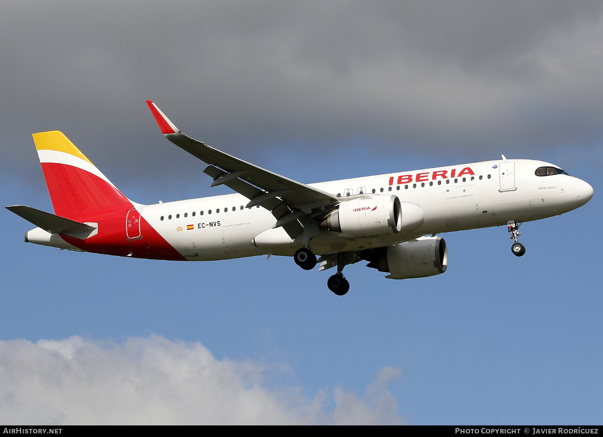 Aircraft Photo of EC-NVS | Airbus A320-251N | Iberia | AirHistory.net #737199