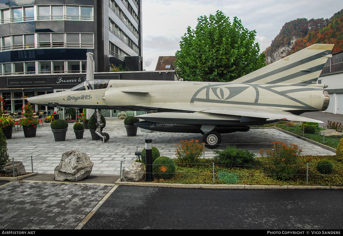 Aircraft Photo of R-2116 | Dassault Mirage IIIRS | Switzerland - Air Force | AirHistory.net #737241