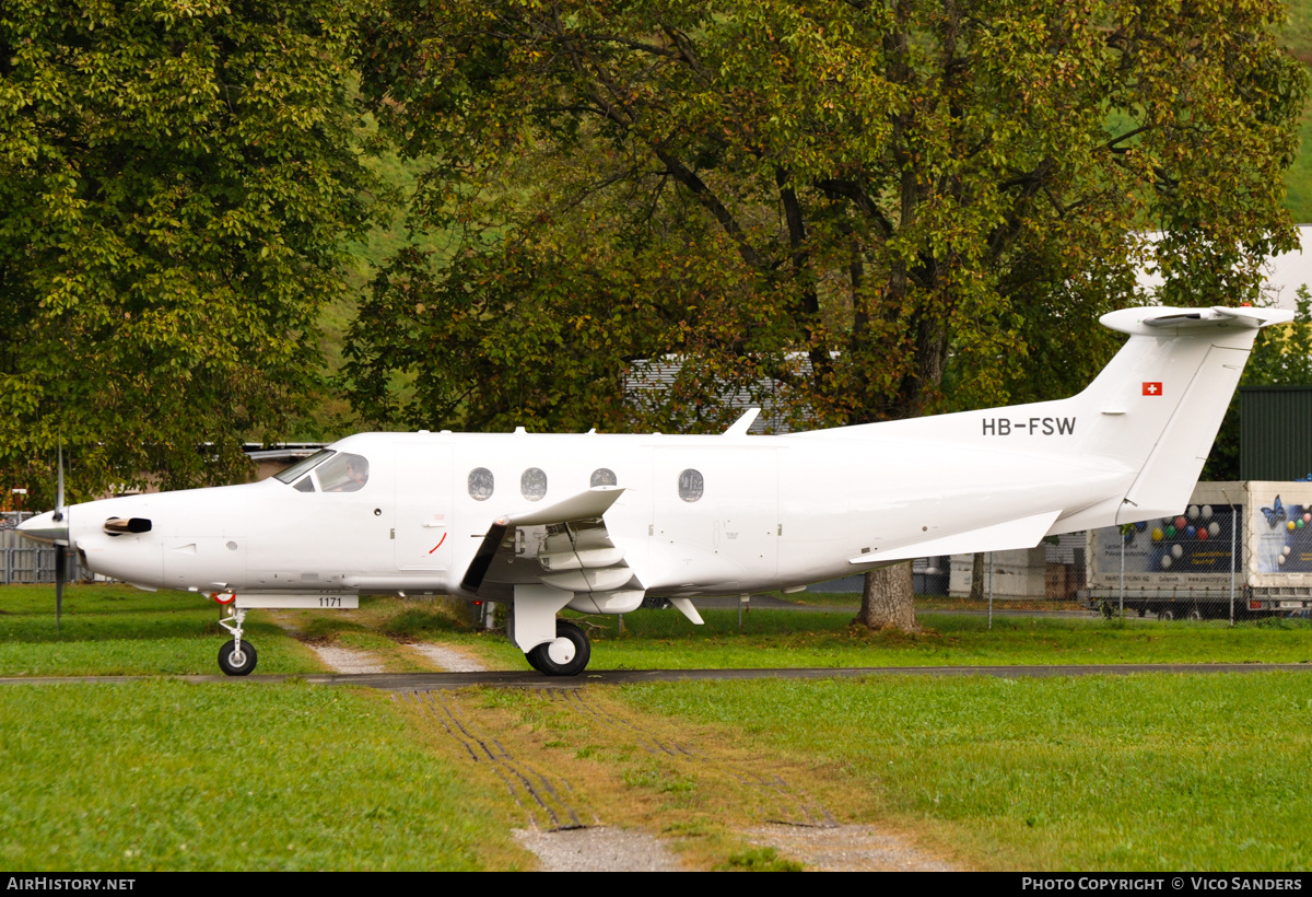 Aircraft Photo of HB-FSW | Pilatus PC-12NG (PC-12/47E) | AirHistory.net #737242