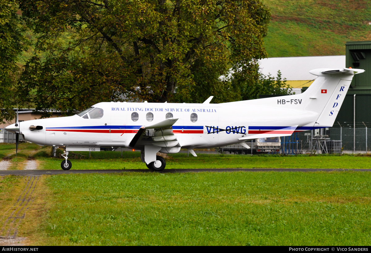 Aircraft Photo of HB-FSV / VH-OWG | Pilatus PC-12NG (PC-12/47E) | Royal Flying Doctor Service - RFDS | AirHistory.net #737259