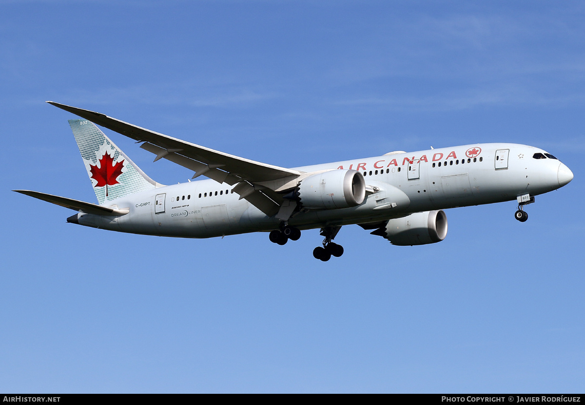 Aircraft Photo of C-GHPT | Boeing 787-8 Dreamliner | Air Canada | AirHistory.net #737275