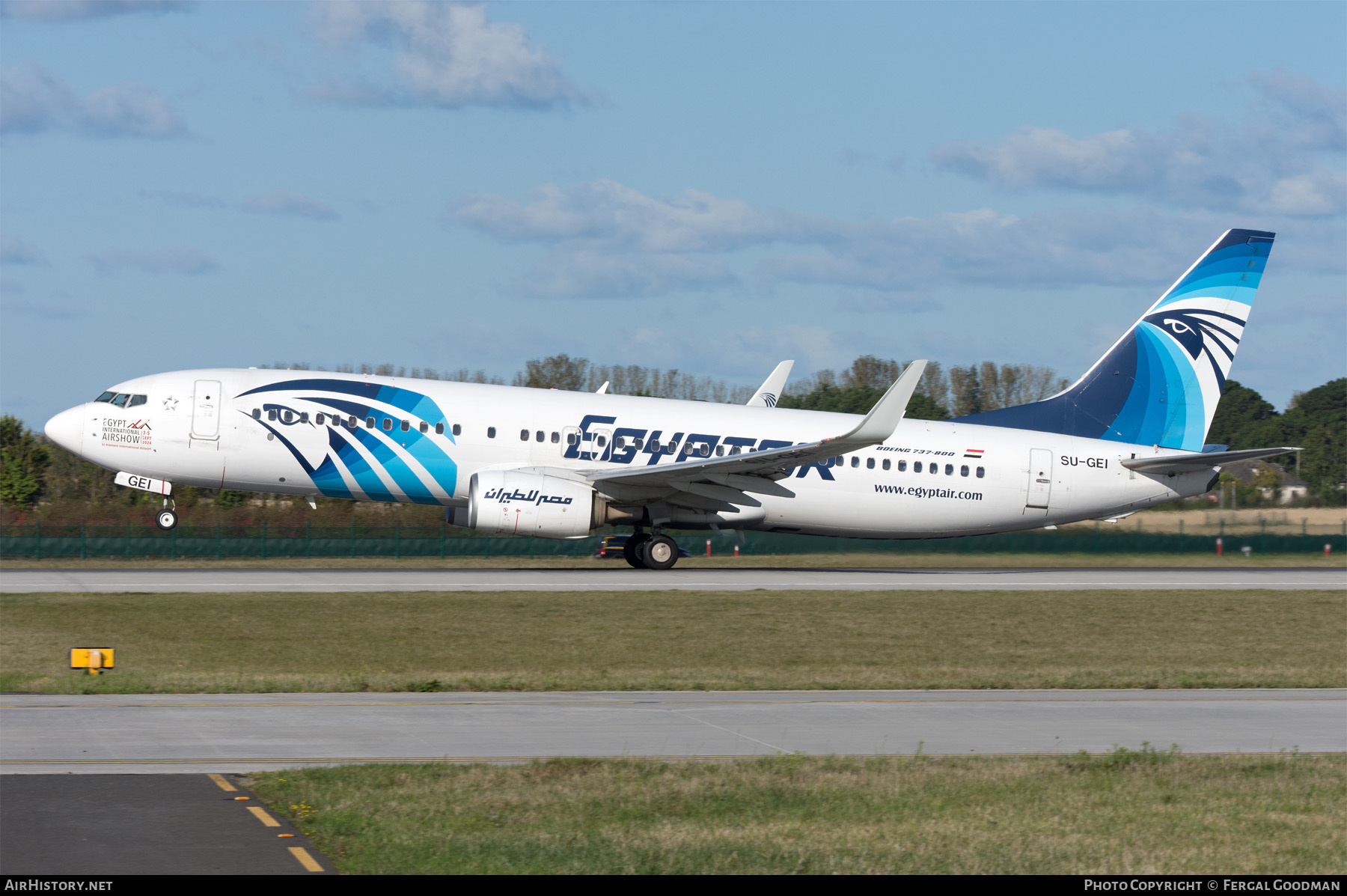 Aircraft Photo of SU-GEI | Boeing 737-800 | EgyptAir | AirHistory.net #737305