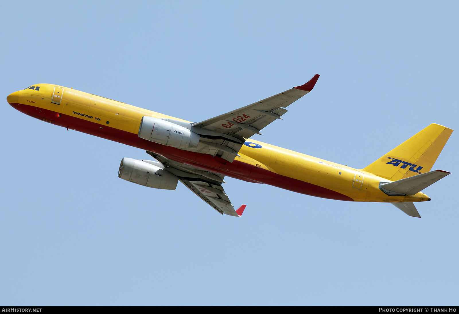 Aircraft Photo of RA-64024 | Tupolev Tu-204-100S (Tu-204C) | Aviastar-TU Airlines - ATU Cargo | AirHistory.net #737355