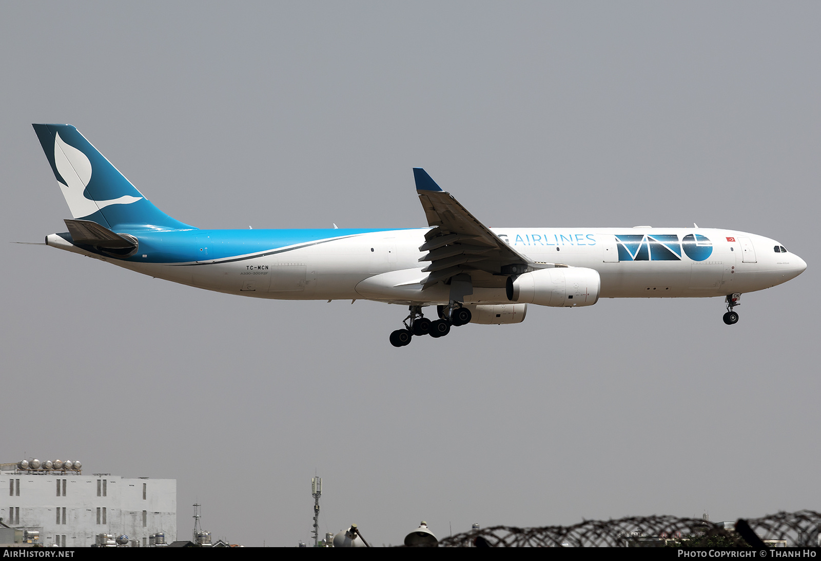 Aircraft Photo of TC-MCN | Airbus A330-343E/P2F | MNG Airlines | AirHistory.net #737358