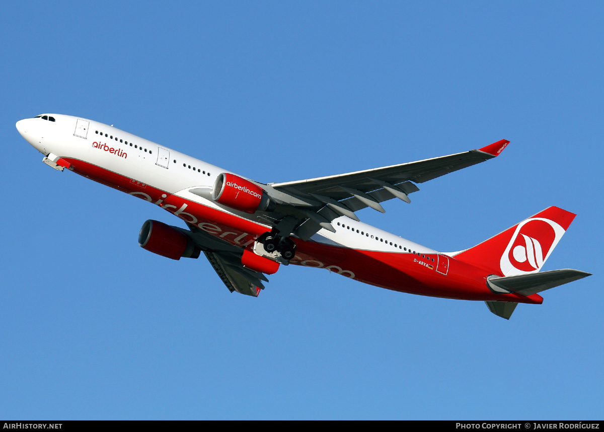 Aircraft Photo of D-ABXA | Airbus A330-223 | Air Berlin | AirHistory.net #737374