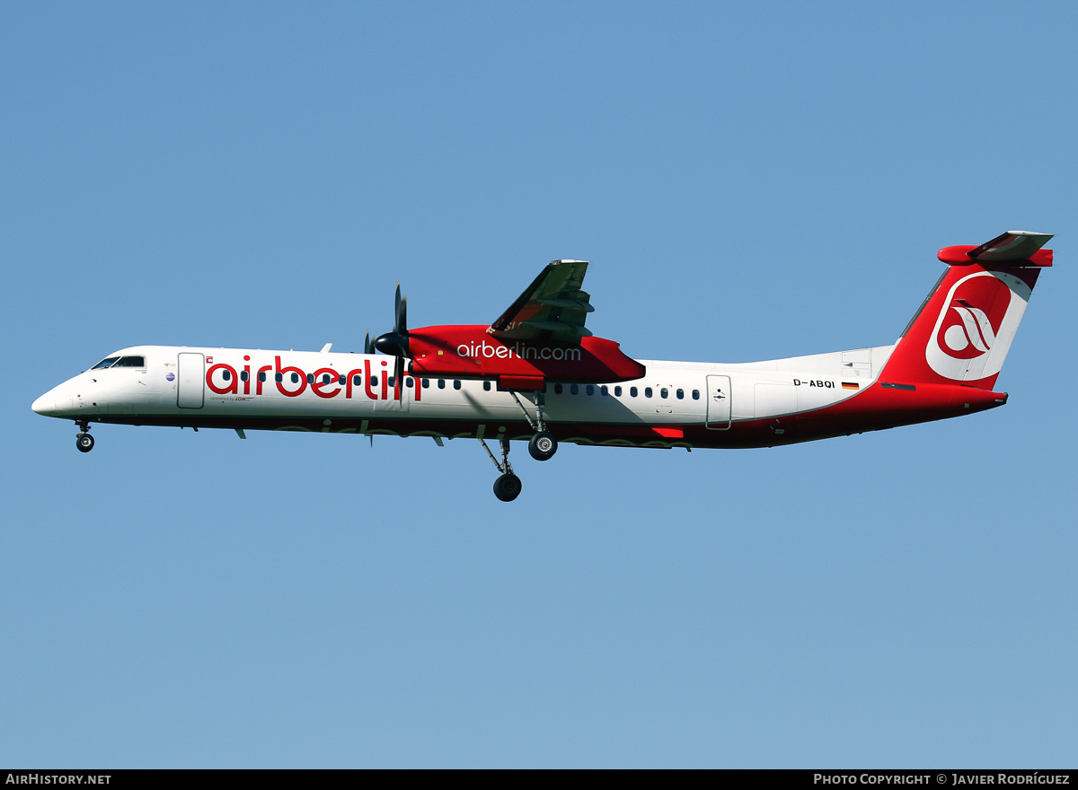 Aircraft Photo of D-ABQI | Bombardier DHC-8-402 Dash 8 | Air Berlin | AirHistory.net #737375