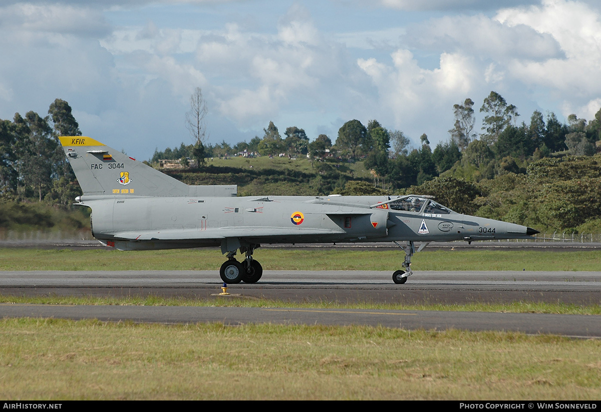 Aircraft Photo of FAC3044 | Israel Aircraft Industries Kfir C7 | Colombia - Air Force | AirHistory.net #737428