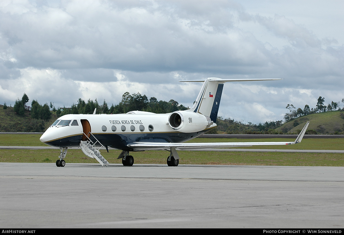 Aircraft Photo of 911 | Gulfstream Aerospace G-IV Gulfstream IV | Chile - Air Force | AirHistory.net #737458