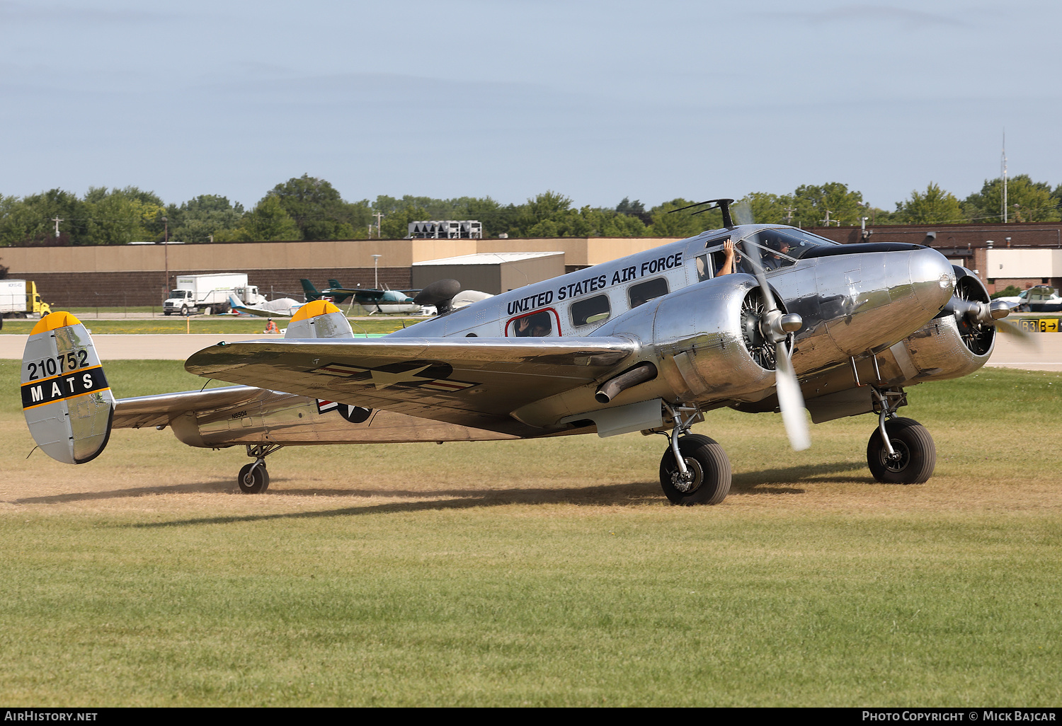 Aircraft Photo of N8504 / 210752 | Beech C-45H Expeditor | USA - Air Force | AirHistory.net #737486