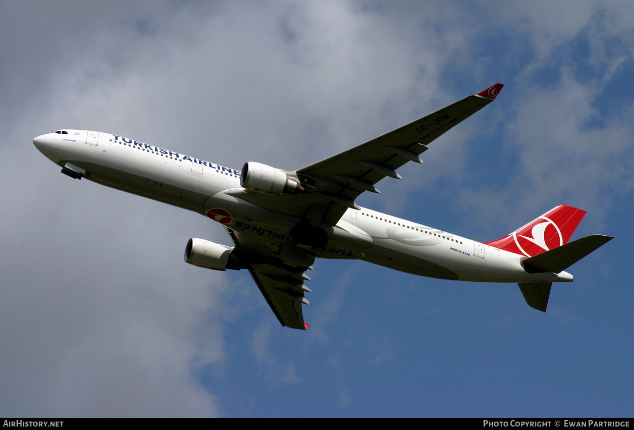 Aircraft Photo of TC-JOM | Airbus A330-302 | Turkish Airlines | AirHistory.net #737493