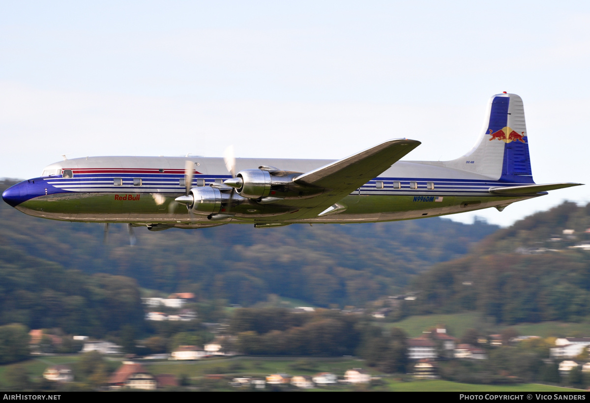 Aircraft Photo of N996DM | Douglas DC-6B | Red Bull | AirHistory.net #737503
