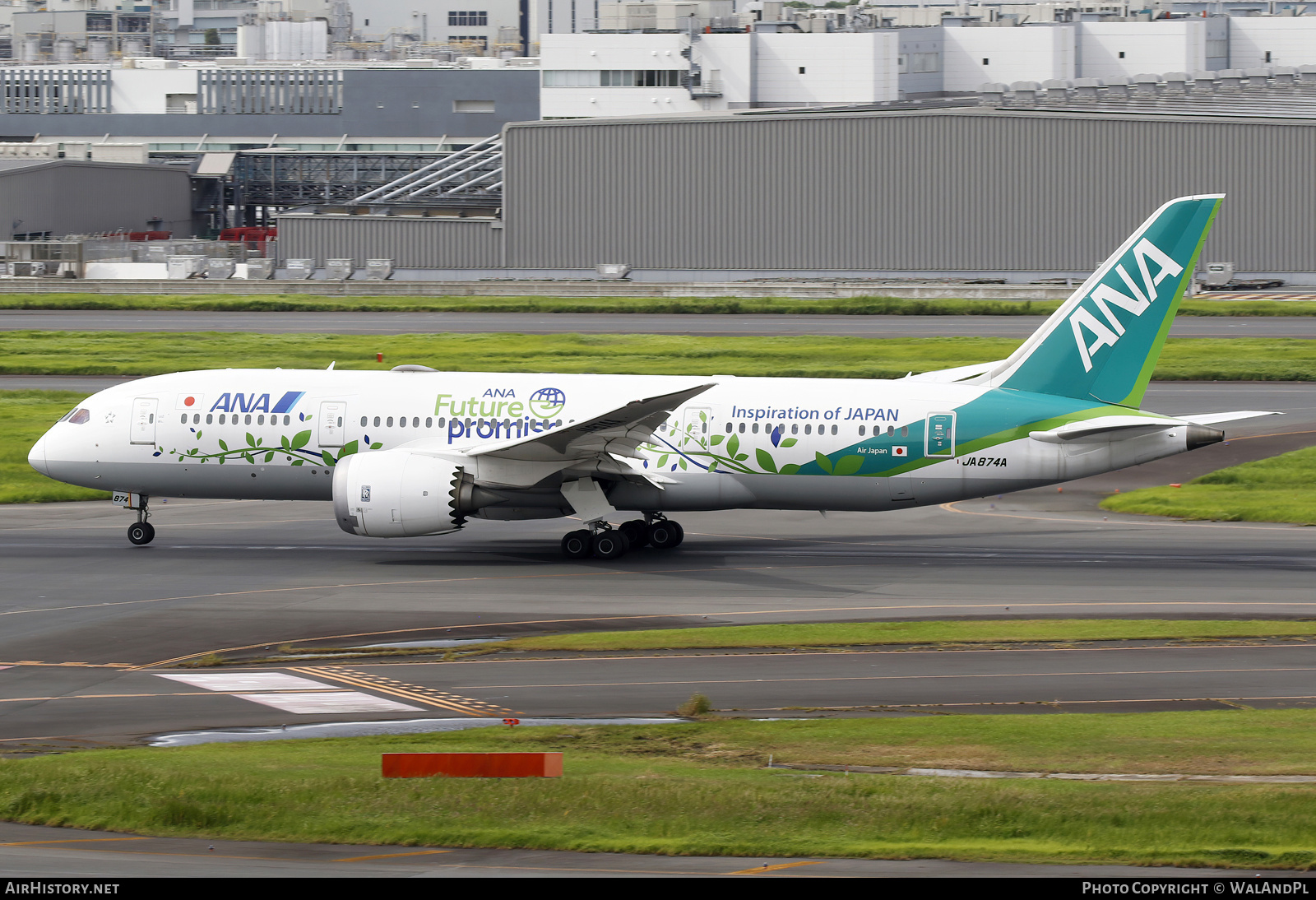 Aircraft Photo of JA874A | Boeing 787-8 Dreamliner | All Nippon Airways - ANA | AirHistory.net #737540