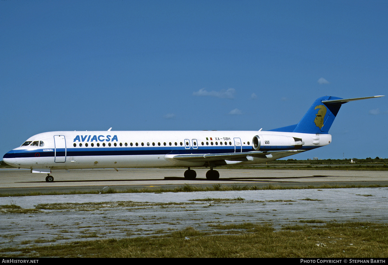 Aircraft Photo of XA-SBH | Fokker 100 (F28-0100) | Aviacsa - Aviación de Chiapas | AirHistory.net #737552