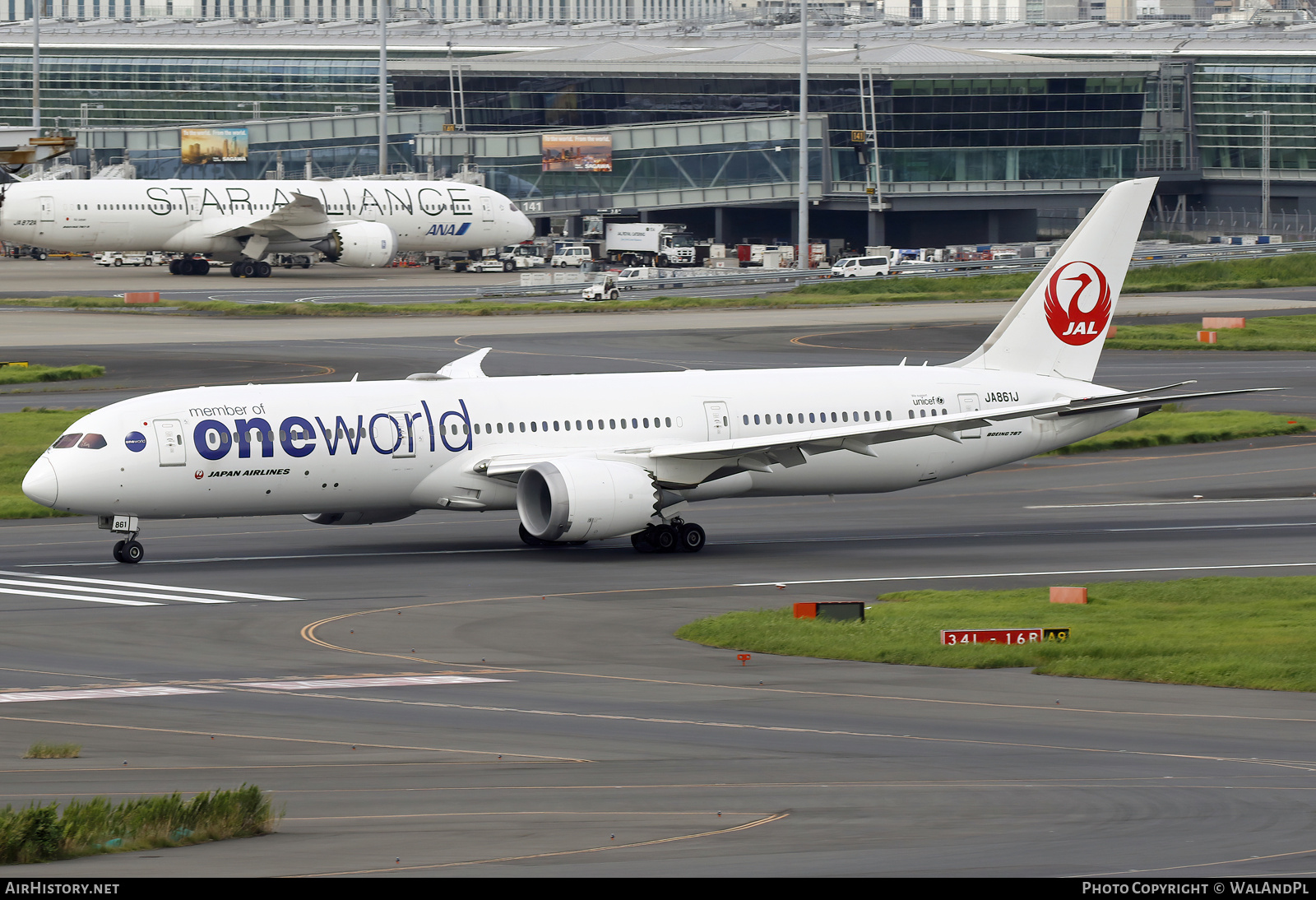 Aircraft Photo of JA861J | Boeing 787-9 Dreamliner | Japan Airlines - JAL | AirHistory.net #737574