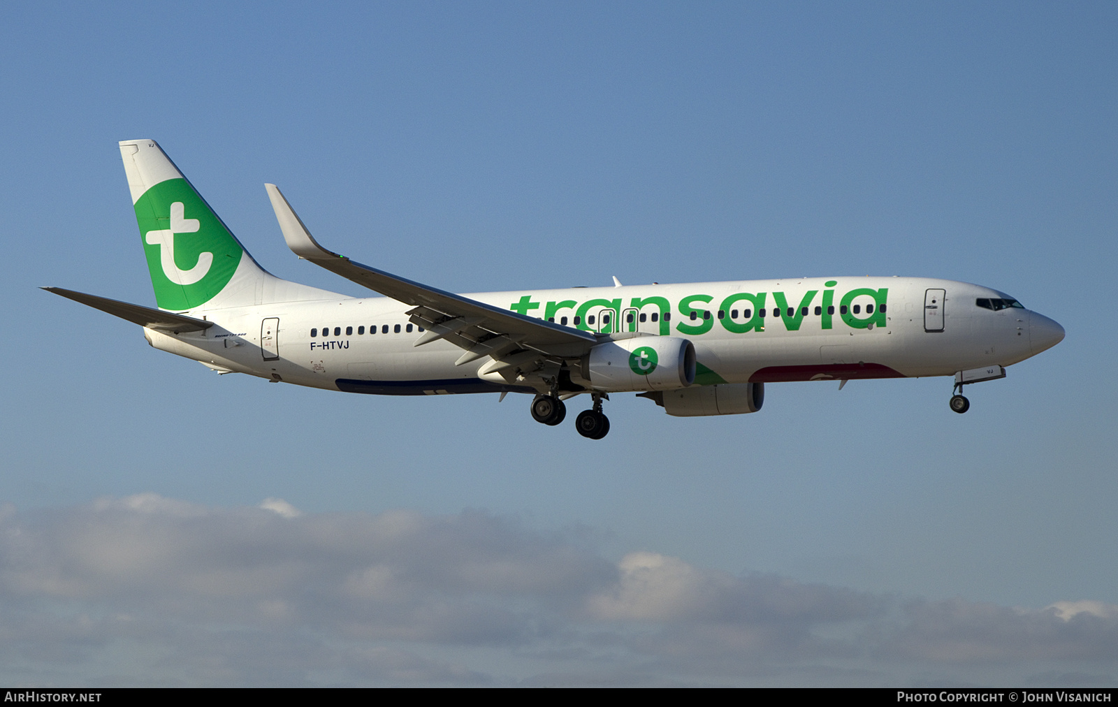 Aircraft Photo of F-HTVJ | Boeing 737-8K2 | Transavia | AirHistory.net #737588