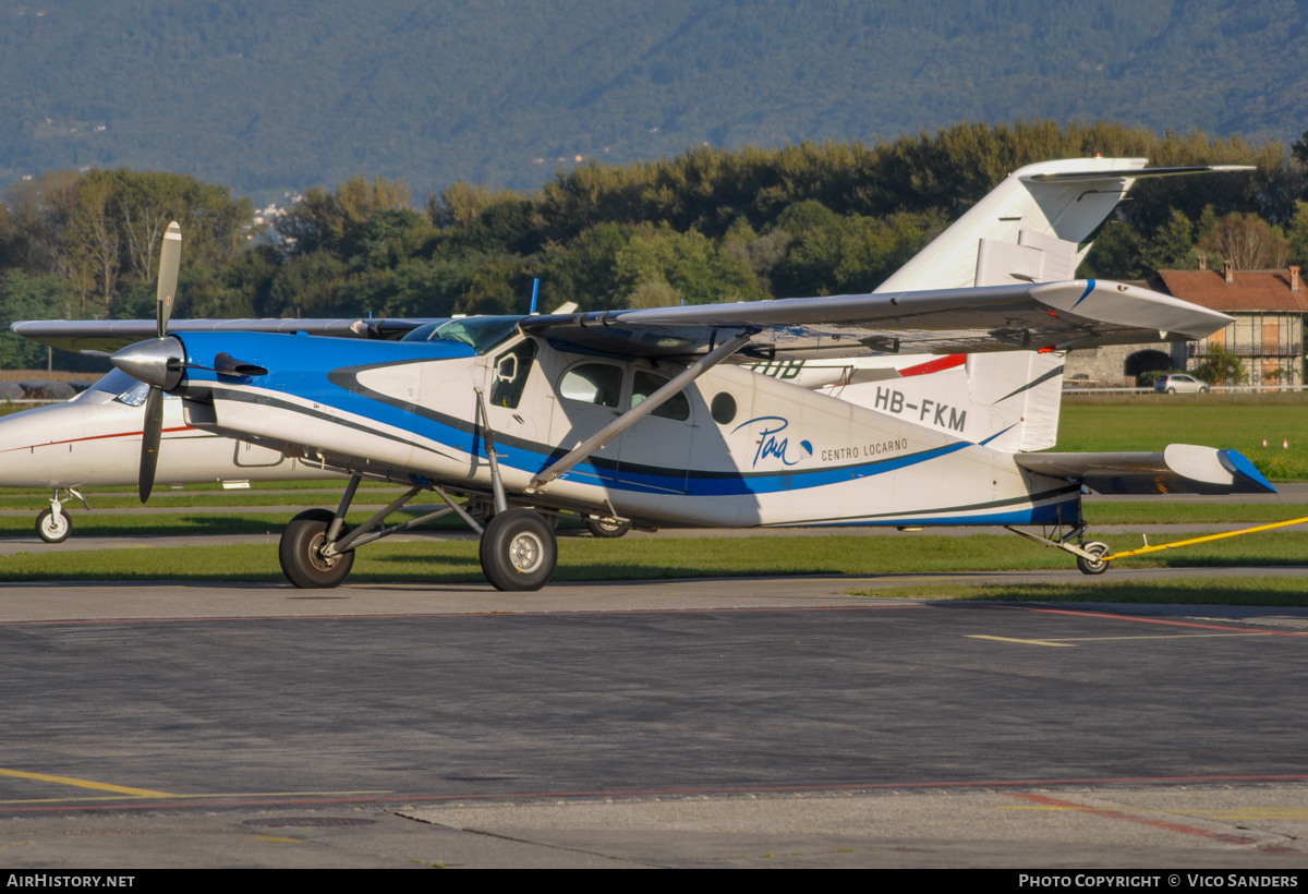 Aircraft Photo of HB-FKM | Pilatus PC-6/B2-H4 Turbo Porter | Para Centro Locarno | AirHistory.net #737611