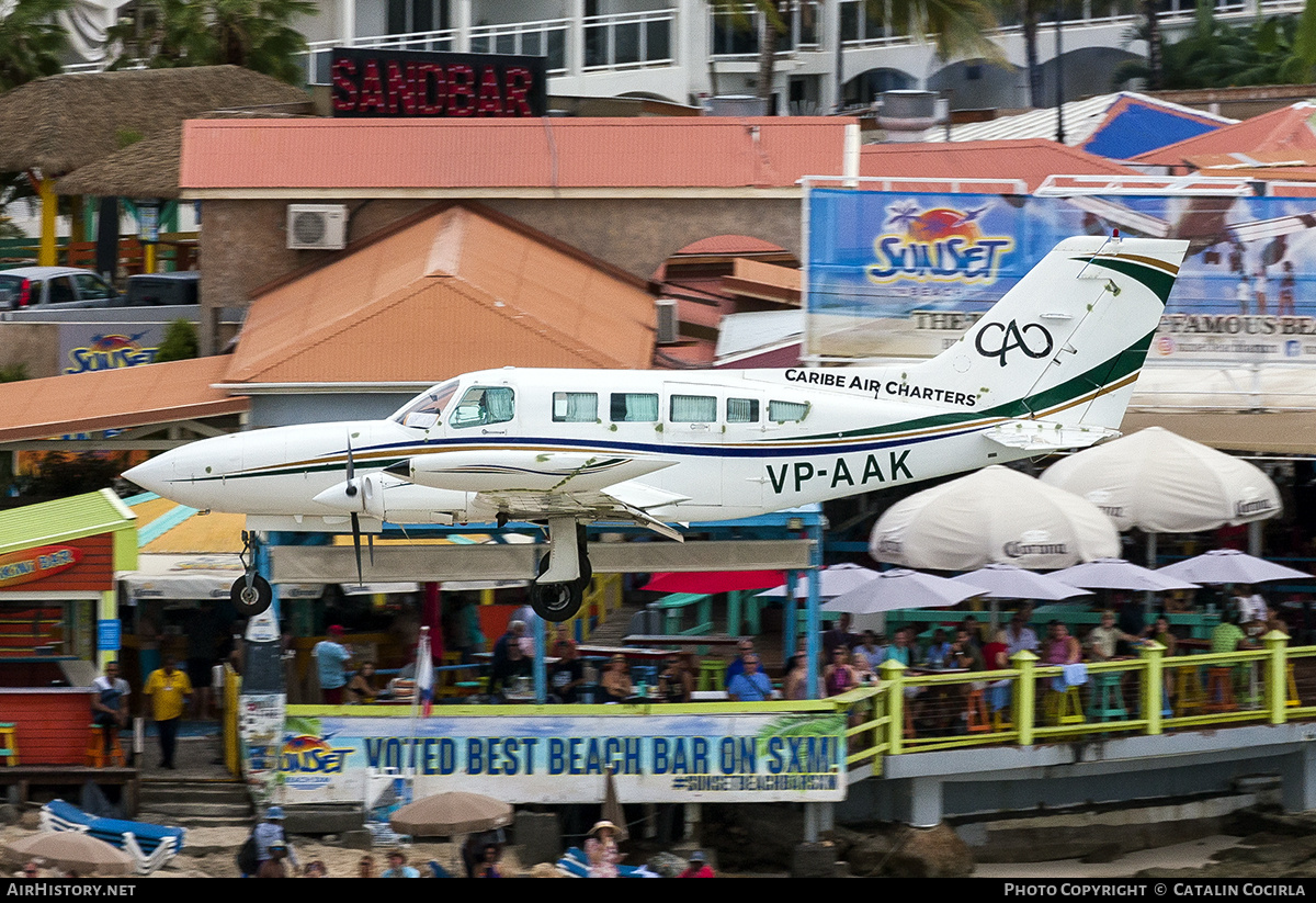Aircraft Photo of VP-AAK | Cessna 402B | Caribe Air Charters - CAC | AirHistory.net #737615