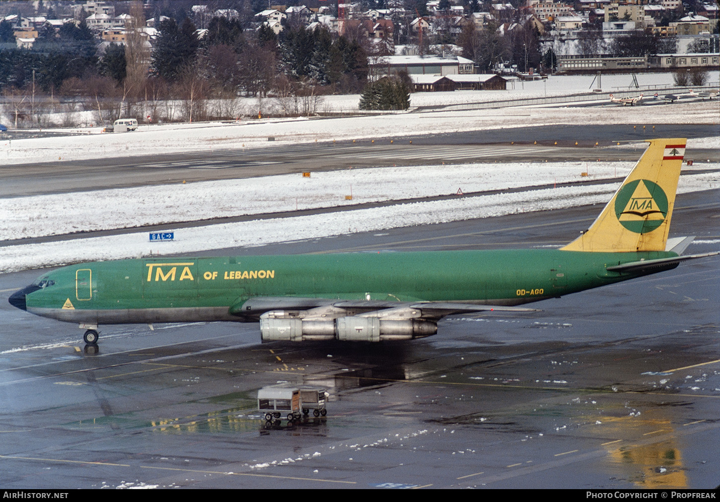 Aircraft Photo of OD-AGO | Boeing 707-321C | TMA of Lebanon - Trans Mediterranean Airways | AirHistory.net #737616