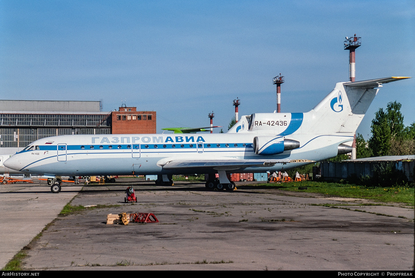 Aircraft Photo of RA-42436 | Yakovlev Yak-42D | Gazpromavia | AirHistory.net #737620