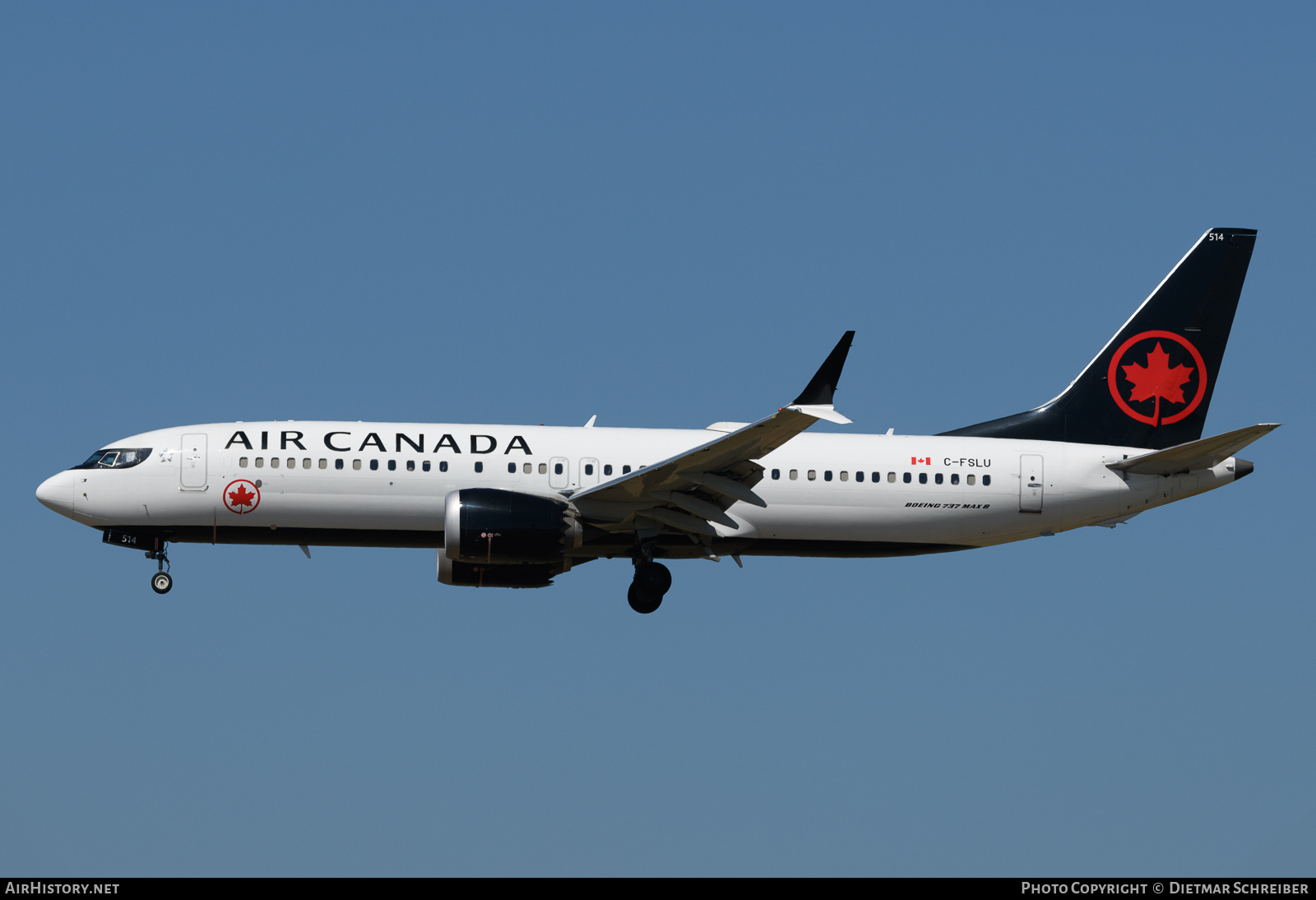 Aircraft Photo of C-FSLU | Boeing 737-8 Max 8 | Air Canada | AirHistory.net #737624