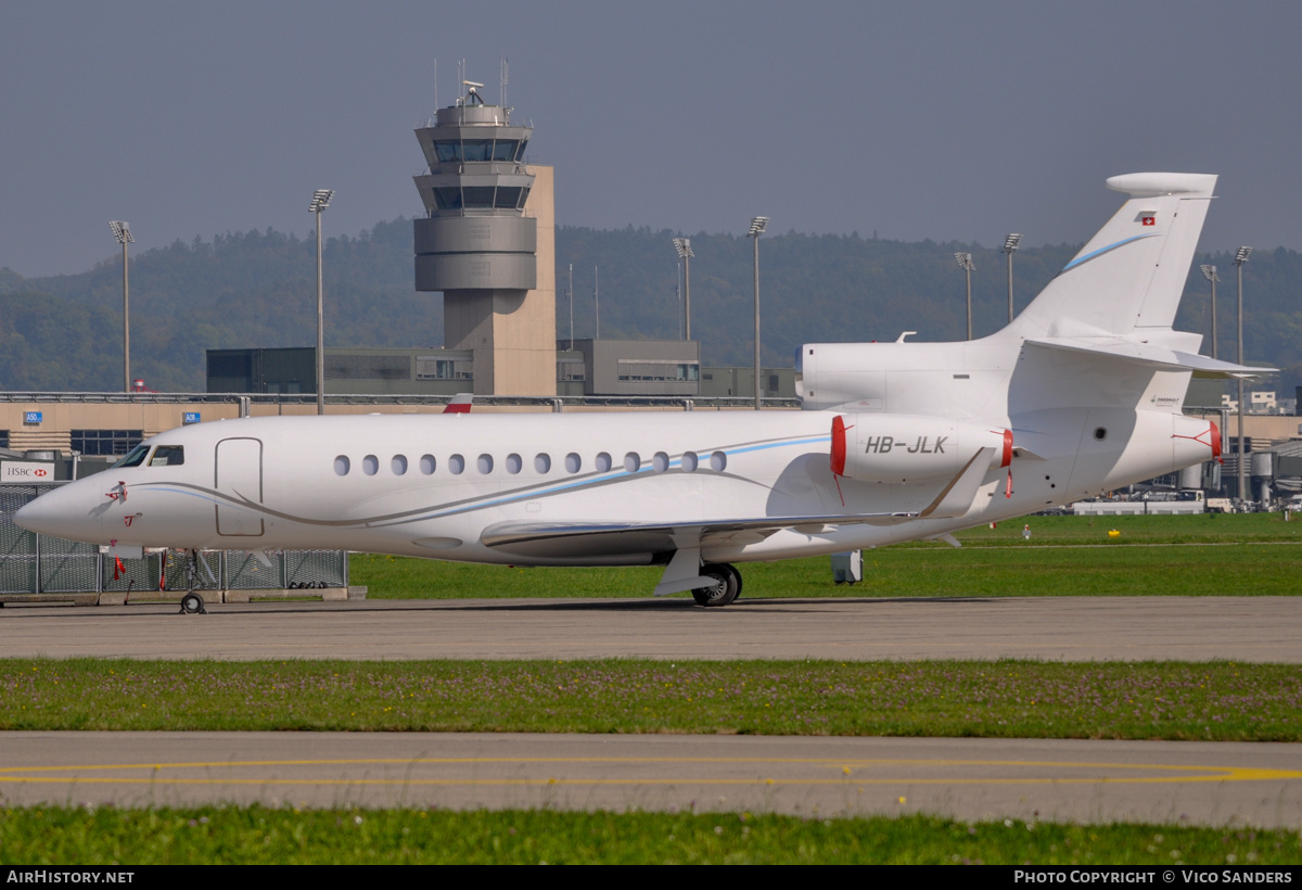 Aircraft Photo of HB-JLK | Dassault Falcon 7X | AirHistory.net #737635
