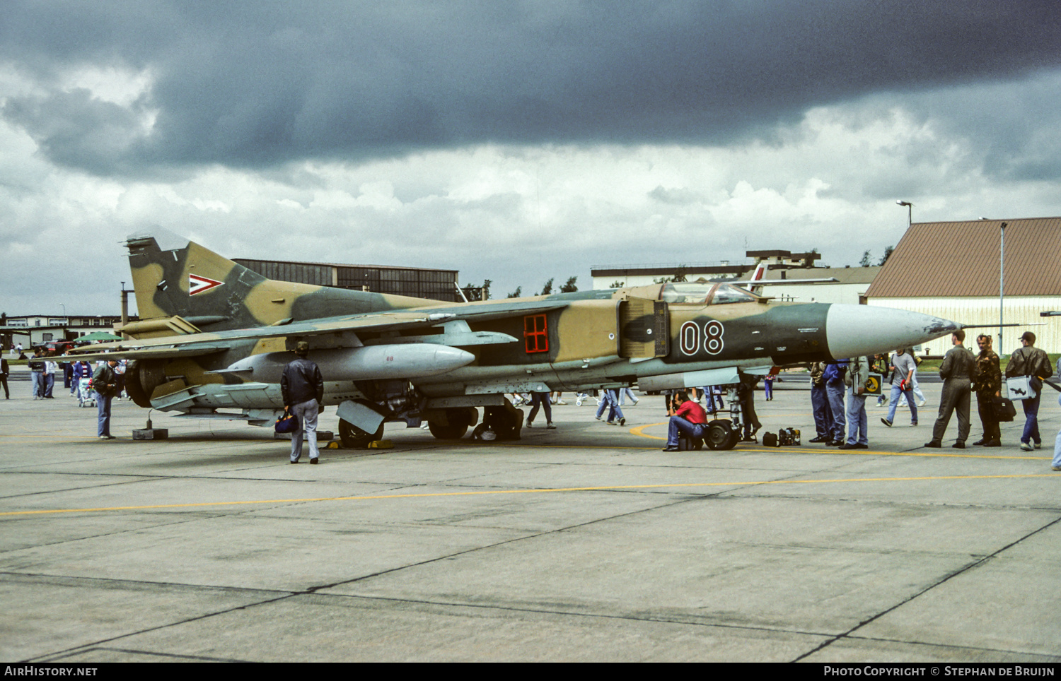 Aircraft Photo of 08 | Mikoyan-Gurevich MiG-23MF | Hungary - Air Force | AirHistory.net #737663