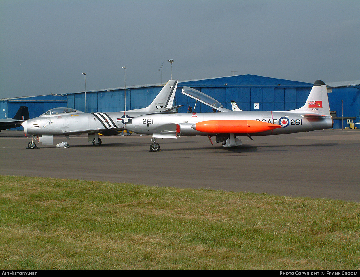 Aircraft Photo of G-TBRD / 21261 | Canadair CT-133 Silver Star 3 | Canada - Air Force | AirHistory.net #737667