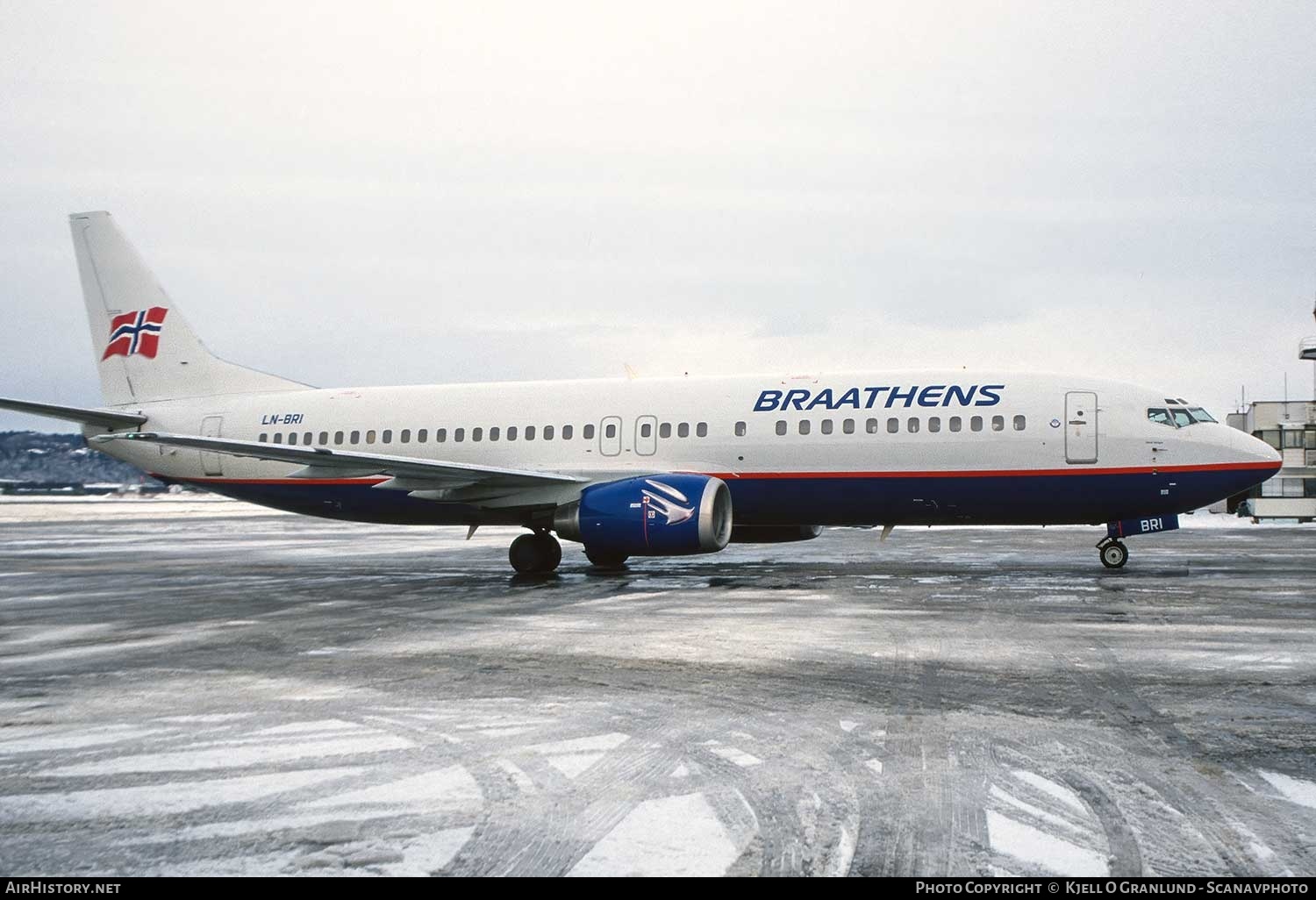 Aircraft Photo of LN-BRI | Boeing 737-405 | Braathens | AirHistory.net #737729
