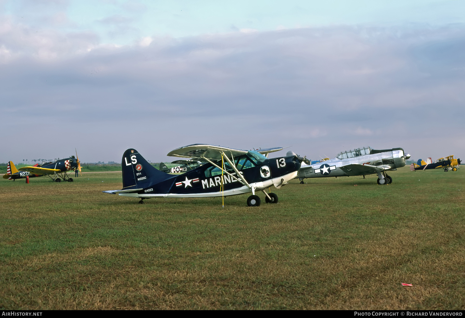 Aircraft Photo of N102GC / 124003 | Stinson L-5 Sentinel | USA - Marines | AirHistory.net #737739