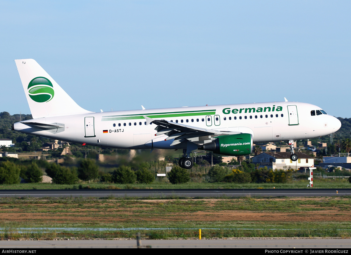 Aircraft Photo of D-ASTJ | Airbus A319-111 | Germania | AirHistory.net #737774