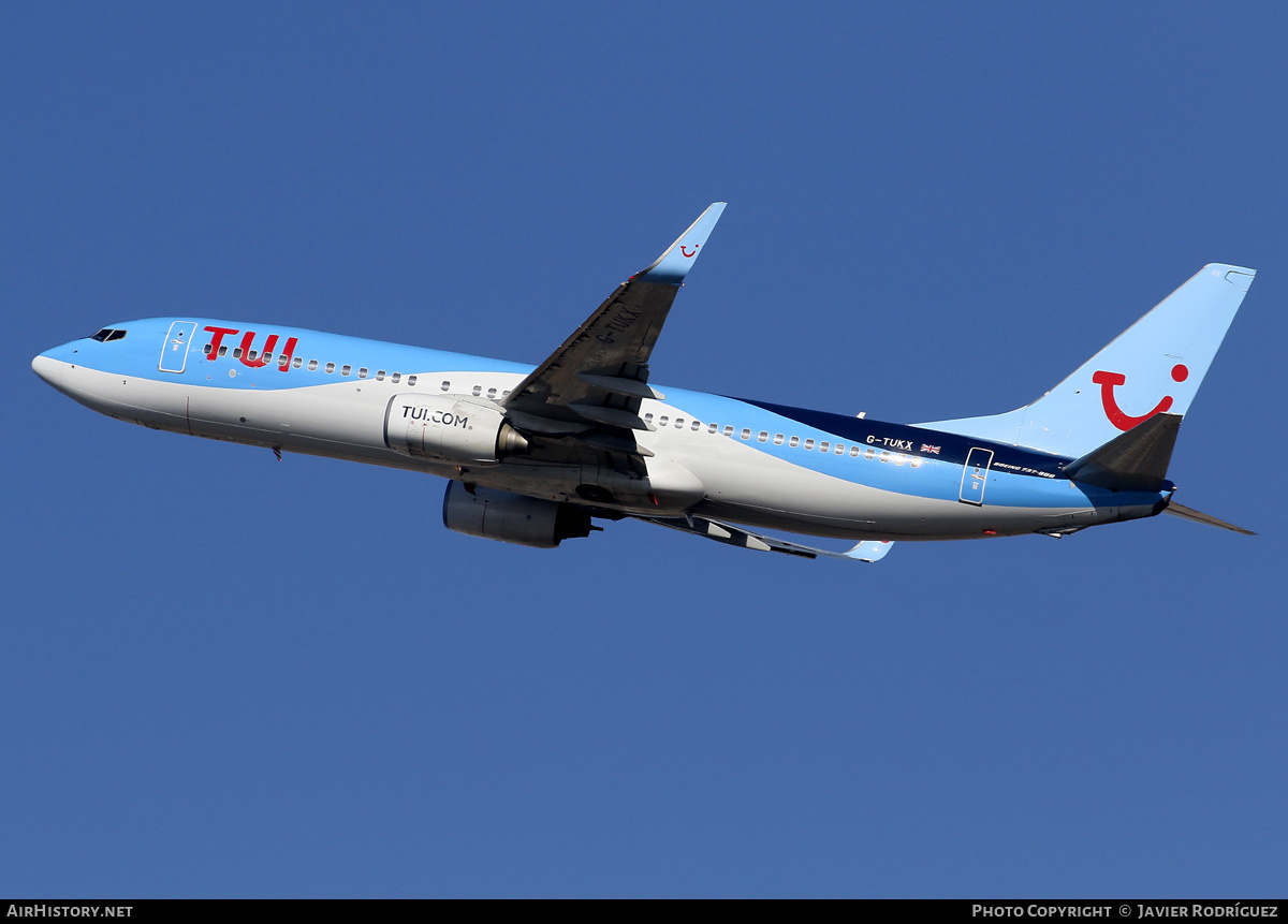 Aircraft Photo of G-TUKX | Boeing 737-8K5 | TUI | AirHistory.net #737777